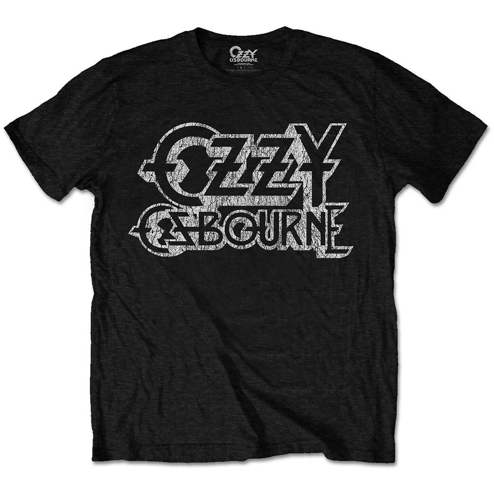 Ozzy Osbourne - Vintage Logo Heren Tshirt - Zwart